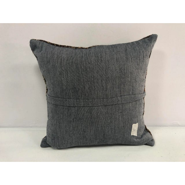 Turkish Bohemian Turkish Kilim Cushion Cover For Sale - Image 4 of 6