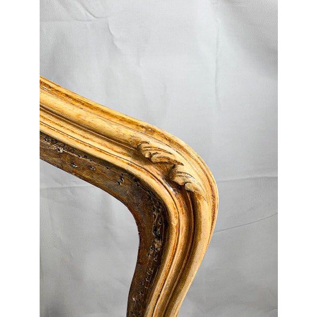 Wood Mid 19th Century Set of 4 Louis XV Style Dining Chair Frames For Sale - Image 7 of 12