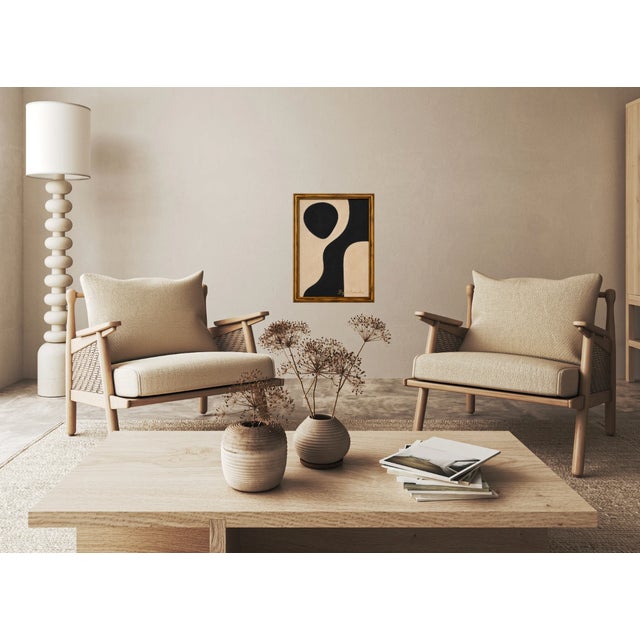 Cream The Space Between Painting Framed by Bryan Boomershine For Sale - Image 8 of 11