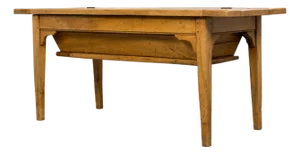 Early 19th Century French Provincial Fruitwood Petrin Dough Table
