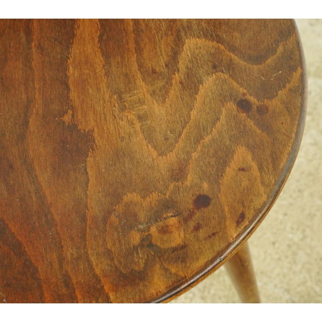 Baumann France Pair of 1960s 1960s Mid Century style dining chairs Attributed to Baumann For Sale - Image 4 of 15