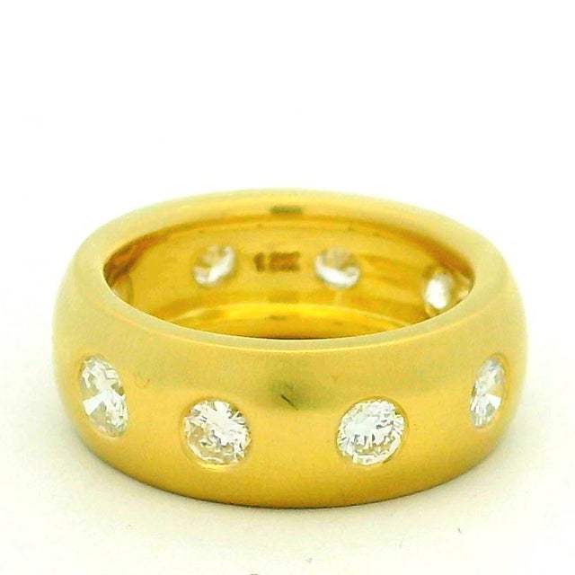 Talia Jade 18k Gold Diamond Band Ring, 1.90 Carats, Size 7 For Sale - Image 9 of 14