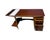 1960s Rare Vintage Mid Century Modern Cosmopolitan Lane Rosewood Desk Restored Brass Tile 1960s For Sale - Image 5 of 12