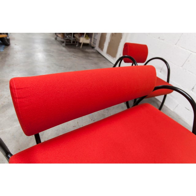 Red Sofa and Armchairs, 2001, Set of 3 For Sale - Image 16 of 18