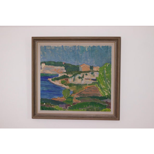Leopold Fare, Southern Landscape, 1960s, Oil on Canvas, Framed For Sale - Image 11 of 18