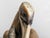 Mid-Century Modern Midcentury Painted Concrete Pelican Sculpture on Base with Distressed Patina For Sale - Image 3 of 12