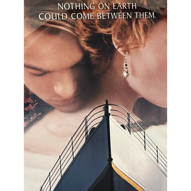 This is an original one-sheet movie poster from the 1997 blockbuster film Titanic, starring Leonardo DiCaprio and Kate...