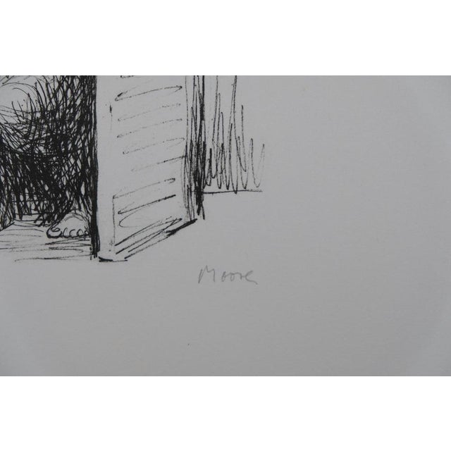 Henry Moore, Woman Sitting in an Armchair, Original Signed Lithograph For Sale - Image 6 of 7