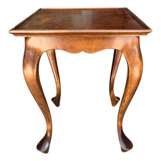Vintage Italian Louis XV Style Petite Cabriole Leg Drinks Table, Style 1782 For Sale