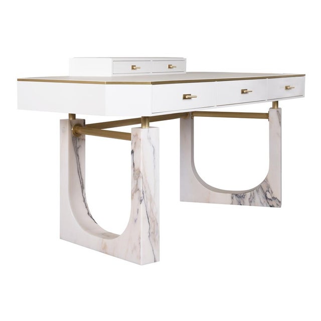 Not Yet Made - Made To Order Lincoln Desk by Porus Studio For Sale - Image 5 of 10