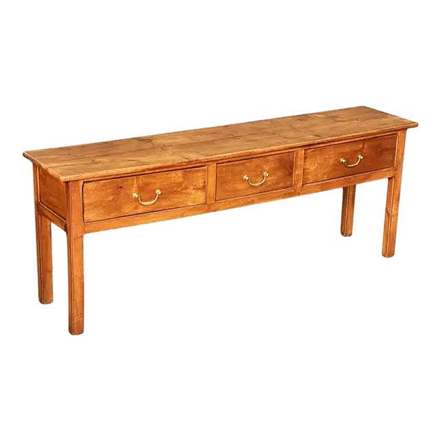 French Console Server or Sideboard Table of Cherry For Sale