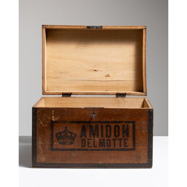 1900 - 1909 Belgium Chocolate Wood Box For Sale - Image 10 of 15