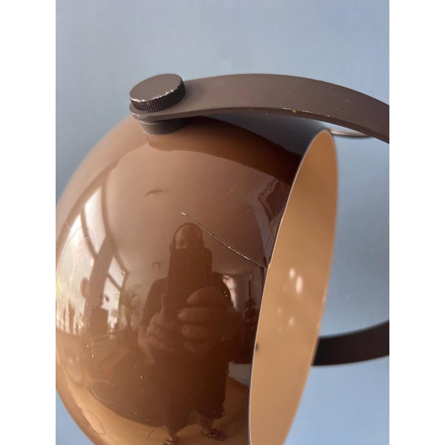 Mid-Century Herda Mushroom Floor Lamp in Brown For Sale - Image 11 of 13
