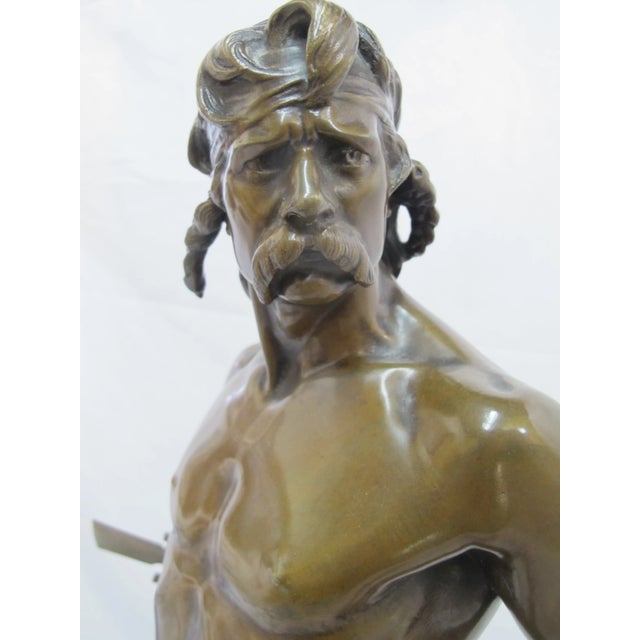 Early 20th Century Emile Andre Boisseau French Industrial Bronze Sculpture Ense Et Aratro For Sale - Image 5 of 10