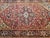 Early 1900s Persian Heriz Rug, Hand-Knotted Wool, Geometric Design, Red & Navy, 6x10 For Sale In Chicago - Image 6 of 14