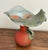 F. Silviy Signed Italian Art Glass Vase – Sculptural Pâte De Verre & Patinated Metal – Attributed to Murano, Venice Italy – 20th Century For Sale - Image 15 of 15
