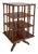 Mid-Century Modern English Revolving Wooden Bookcase, 1940s For Sale