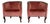 1930s Danish Deco Barrel Club Chairs - A Pair For Sale