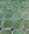 Beautiful handcrafted Moroccan mosaic table featuring an elegant turquoise and blue color palette. Measuring 40 inches in...