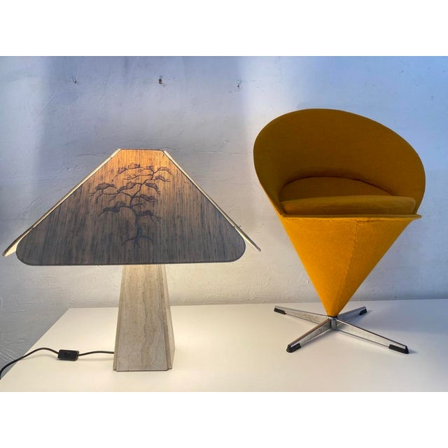 Large Table Lamp with Marble Base by Ruf Design, 1970s For Sale - Image 4 of 18