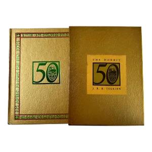 The Hobbit, by J. R. Tolkien, 1987, 50th Anniversary Edition. In Slipcase.