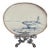 Mid 20th Century Coastal Studio Pottery Dish With Hand-Painted Lighthouse Coastal Scene. For Sale