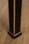 Chinese Chippendale Black Lacquered Dining Table With Two Leaves, Inset Glass For Sale - Image 11 of 18