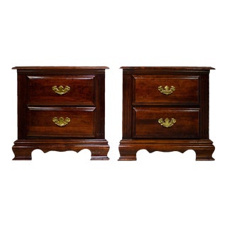 Vintage Georgian Style Night Stands - a Pair For Sale