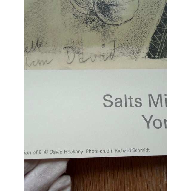 Abstract David Hockney, "Fish and Chip Shop", 1954, Copyright David Hockney, Printed in Uk For Sale - Image 3 of 10