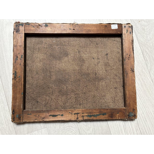 Crassmull, Landscape with People, 1888, Oil on Canvas For Sale - Image 3 of 4