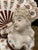 Exquisite Antique KPM Berlin Porcelain Figurine Lady With Fan & Cherub R. Moller For Sale - Image 11 of 17