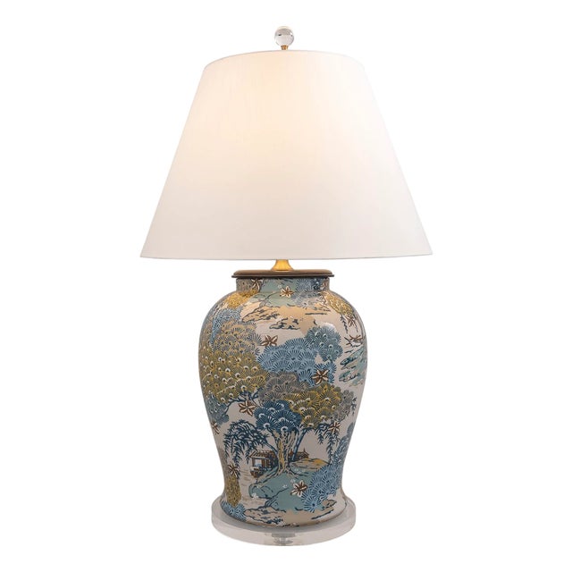 Scalamandre Maison by Port 68 Sea Of Trees Lamp For Sale