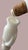 Vintage Avon Elegant Hand Perfume Decanter Bottle Milk Glass For Sale - Image 4 of 9