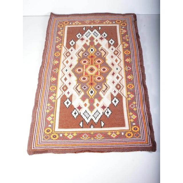 1960s Mid-Century Czechoslovakian Wool Runner Rug, 1960s For Sale - Image 5 of 8