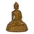 Large Antique Bronze Buddha Shakyamuni on Double Lotus For Sale