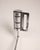 Unique pair of Italian wall sconces from the 1970s, made entirely of chromed metal. The design is characterized by a...