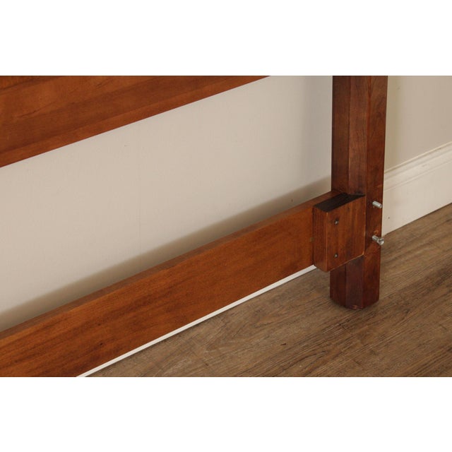 Brown Century Furniture Traditional Yew Wood Queen Headboard For Sale - Image 8 of 12