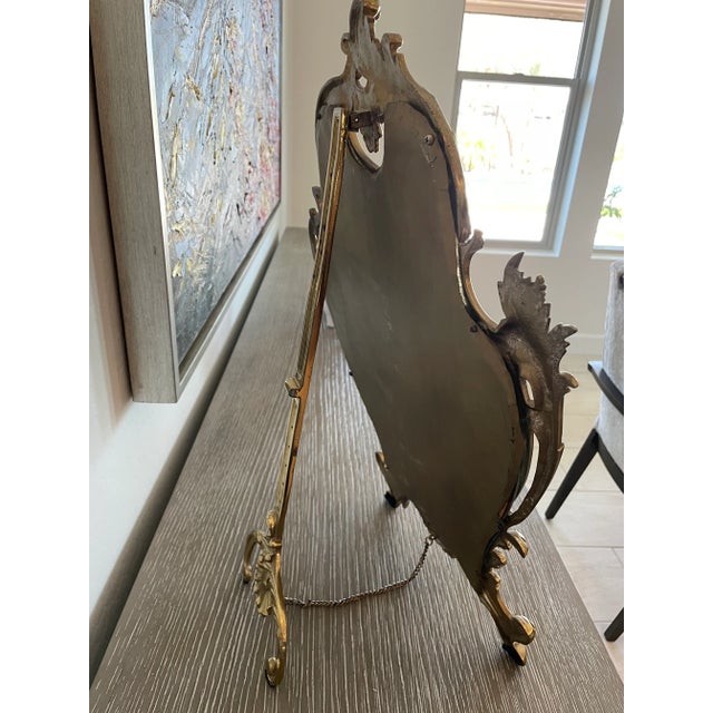 18th Century Brass Table Mirror For Sale In Phoenix - Image 6 of 13