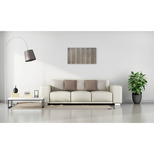 Pigmented cement on foam panel Edition: Unique, Unframed. Auville works with construction cement. Applying techniques used...