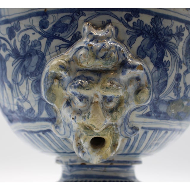 18th Century Italian Pottery Fountain Presumably for an Apothecary For Sale In Raleigh - Image 6 of 12