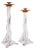 French Crystal Candlesticks from Sèvres, 1970s, Set of 2 For Sale