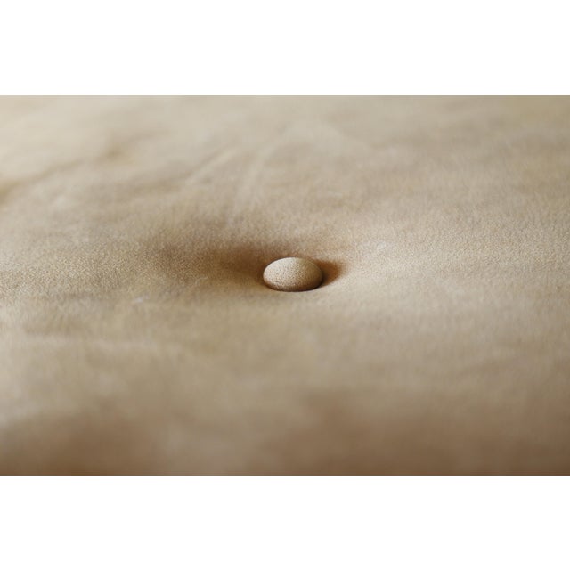 Edward Wormley for Dunbar Brown Leather Thebes Stools, 1950s - A Pair For Sale - Image 6 of 15