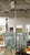 For your consideration is a majestic looking, multi layered glass and chrome chandelier by Luminaire. In good vintage...