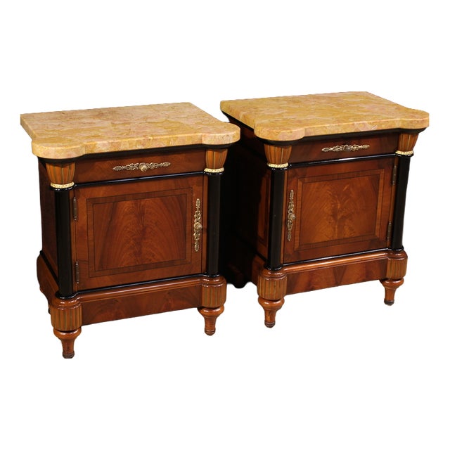Vintage Italian Bedside Tables, 1980, Set of 2 For Sale