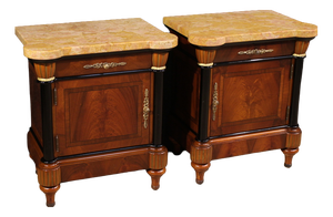 Vintage Italian Bedside Tables, 1980, Set of 2