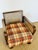 Vintage Lounge Chair in Bentwood and Checkered Fabric, 1960s For Sale - Image 9 of 15
