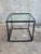 Mid-Century Modern Vintage French Modern Iron & Glass “Isocele” Side Table Attributed to Max Sauze For Sale - Image 3 of 6