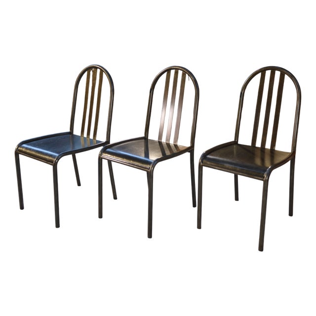 Villa Cavrois Model Chair in Steel Tube by Robert Mallet Stevens, 1950s For Sale