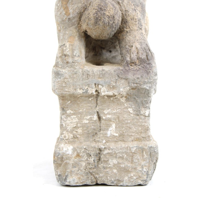 Mid-Century Modern Foo Dog Statue For Sale - Image 3 of 13
