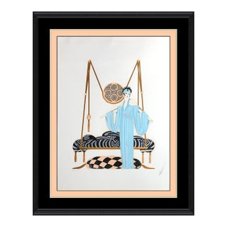 Early 20th Century Pillow Swing, Erté For Sale